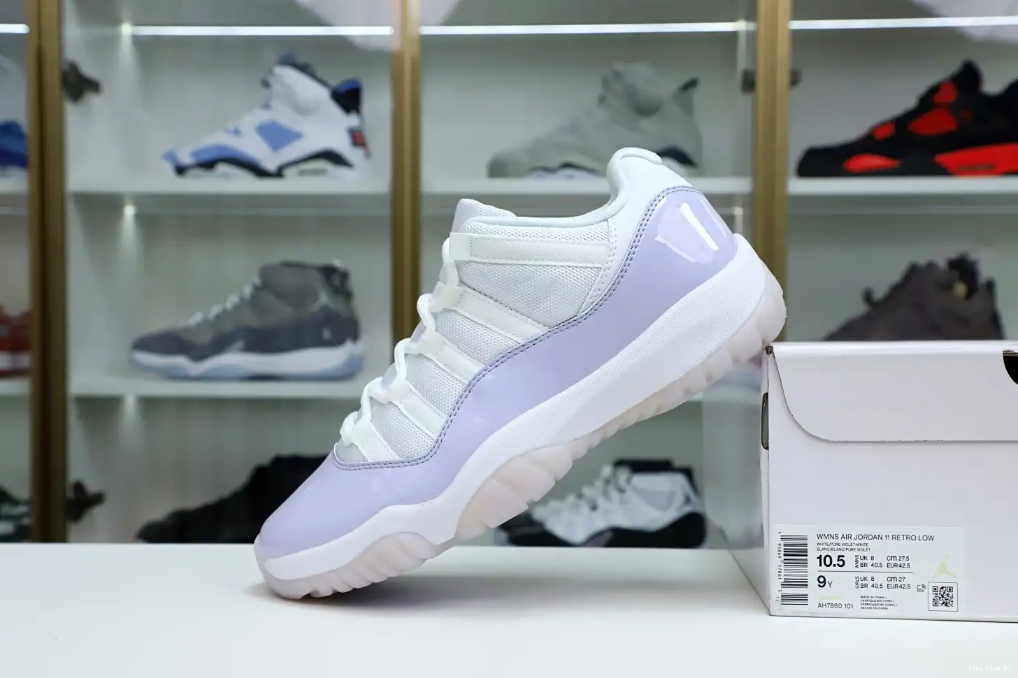 AIR VIOLET LOW Kimikick 11 PURE JORDAN 0807